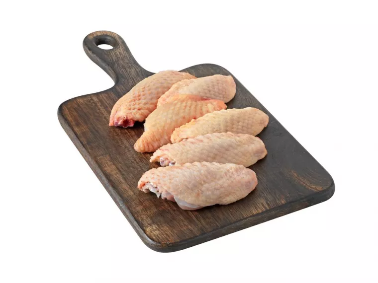 Aileron de poulet fermier plein air 295g par 6  (7,45€/Kg), Vienne, La Ferme Guinet