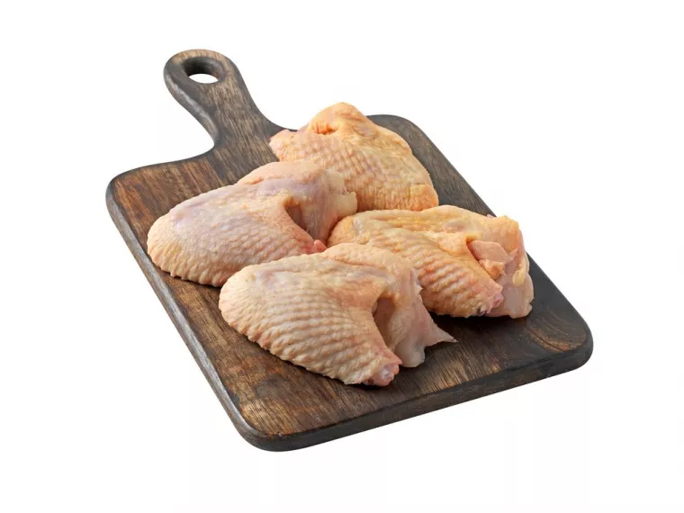 Ailes de poulet fermier plein air par 500g par 4  (10,60€/Kg), Vienne, La Ferme Guinet