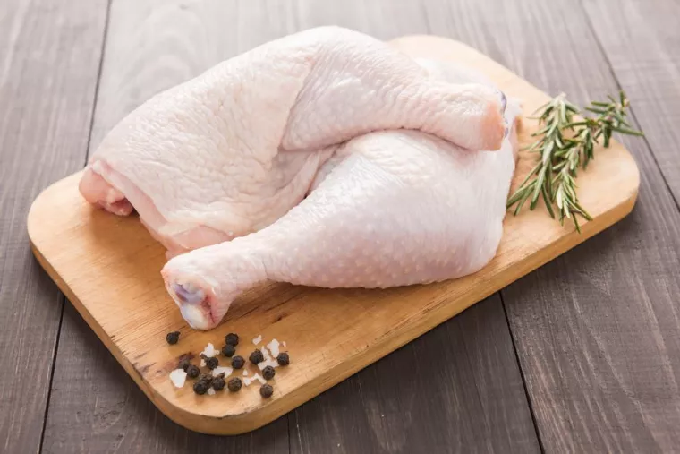 Chapon (21,90€/kg), Vienne, La Ferme Guinet