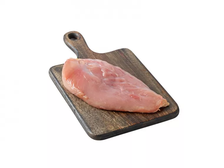 Filet de pintade fermière plein air (26,20 €/kg), Vienne, La Ferme Guinet