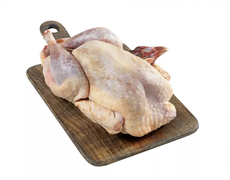 Pintade fermière plein air (15,18 €/kg), Vienne, La Ferme Guinet