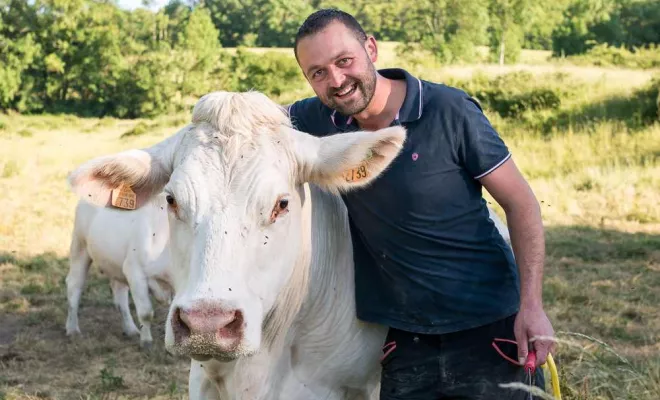 Une ferme qui veille sur la qualité de tous les produits, Vienne, La Ferme Guinet